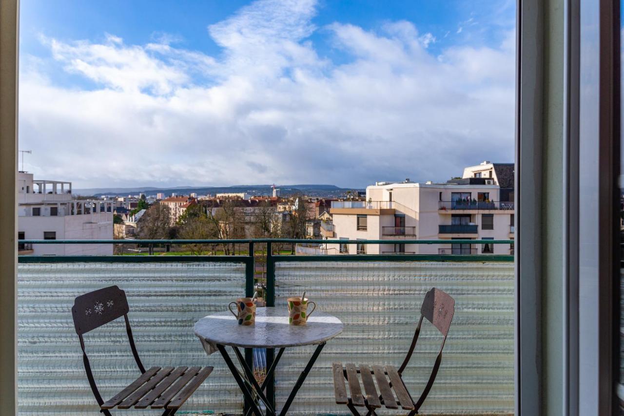 Le Wilson Horizon - Calme - Confort - Parking De La Ville Gratuit A Proximite Dijon Luaran gambar